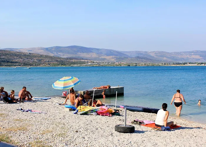 Ferienhaus Seaside Family Friendly House With A Swimming Pool Arbanija, Ciovo - 24430 Trogir